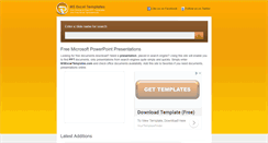 Desktop Screenshot of msexceltemplates.com